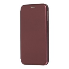 Чохол книжка Premium для Samsung Galaxy A7 2018 (A750) бордовий