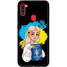 Чохол для Samsung Galaxy A11 / M11 MixCase патріотичні паспорт українки
