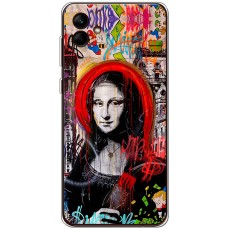 Чохол для Samsung Galaxy A04 (A045) MixCase графіті Мона Ліза