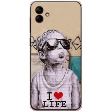 Чохол для Samsung Galaxy A04 (A045) MixCase графіті I love life