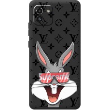Чохол для Samsung Galaxy A03 (A035) Mixcase лого із кроликом