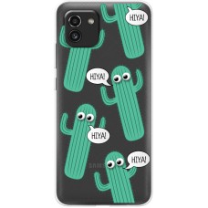 Чохол для Samsung Galaxy A03 (A035) Mixcase природа кактус з 3D вічками
