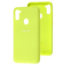 Чохол для Samsung Galaxy A11 / M11 Silicone Full лимонний