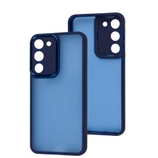 Чохол для Samsung Galaxy S23+ (S916) Luxury Metal Lens синій