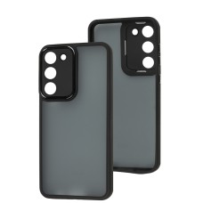Чохол для Samsung Galaxy S23+ (S916) Luxury Metal Lens чорний