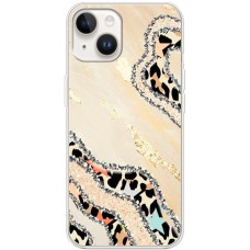 Чохол для iPhone 15 MixCase Леопард кристал