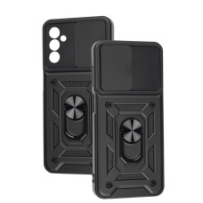Чохол для Samsung Galaxy M23 (M236) Serge Ring Armor ударостійкий чорний