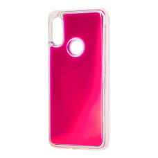 Чохол для Xiaomi Redmi 7 "рідкий пісок" бордовий