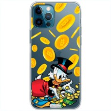 Чохол для iPhone 12 Pro MixCase гроші качка із золотом