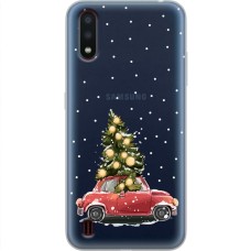 Чохол для Samsung Galaxy A01 (A015) MixCase Новий рік ялинка їде додому