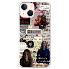 Чохол для iPhone 13 mini Mixcase Венздей колаж Ксавьє Торп