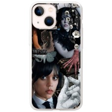 Чохол для iPhone 13 mini Mixcase Венздей колаж друкарська машинка