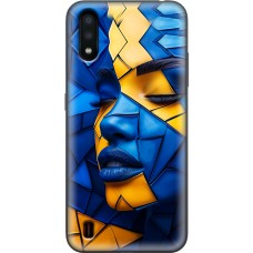Чохол для Samsung Galaxy A01 (A015) MixCase патріотичні геометрія обличчя