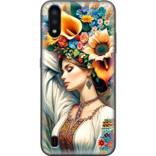 Чохол для Samsung Galaxy A01 (A015) MixCase патріотичні спляча красуня