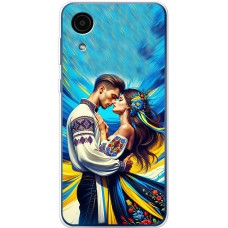 Чохол для Samsung Galaxy A03 Core (A032) MixCase патріотичні закохана пара