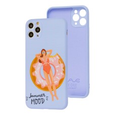 Чохол для iPhone 11 Pro Wave Fancy summer mood/light purple