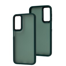 Чохол для Samsung Galaxy A15 Wave Matte Color forest green