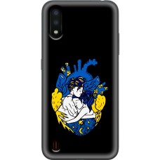 Чохол для Samsung Galaxy A01 (A015) MixCase патріотичні українці в серці