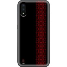 Чохол для Samsung Galaxy A01 (A015) MixCase патріотичні червоний колір вишиванки