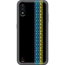 Чохол для Samsung Galaxy A01 (A015) MixCase патріотичні синє-жовтий колір вишиванки