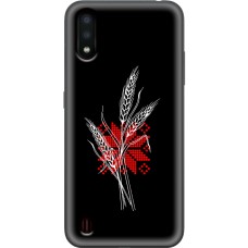 Чохол для Samsung Galaxy A01 (A015) MixCase патріотичні орнамент пшениці