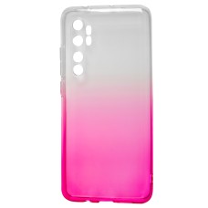 Чохол для Xiaomi Mi Note 10 Lite Gradient Design біло-рожевий