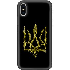 Чохол для iPhone X / Xs MixCase патріотичні герб з колосків