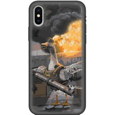 Чохол для iPhone X / Xs MixCase патріотичні гусак з РПГ