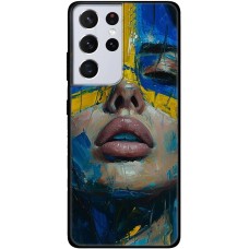 Чохол для Samsung Galaxy S21 Ultra (G998) MixCase асорті обличчя дівчини