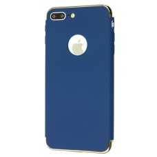 Чохол для iPhone 7 Plus / 8 Plus 360 Soft Touch матове покриття синій