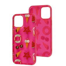 Чохол для iPhone 12 Pro Max Summer Time pink / sea