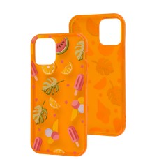 Чохол для iPhone 12 / 12 Pro Summer Time orange / ice cream