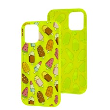 Чохол для iPhone 12 / 12 Pro Summer Time yellow / ice cream