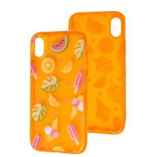 Чохол для iPhone Xr Summer Time orange / ice cream