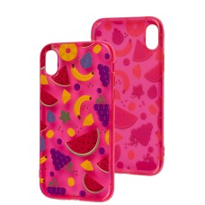 Чохол для iPhone Xr Summer Time pink / fruits