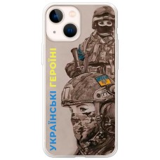 Чохол для iPhone 13 mini MixCase патріотичні українські герої