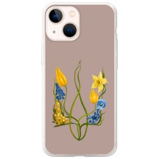 Чохол для iPhone 13 mini MixCase патріотичні квіти у формі герба