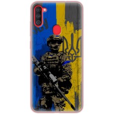 Чохол для Samsung Galaxy A11 (A115) / M11 (M115) MixCase патріотичні український воин