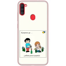 Чохол для Samsung Galaxy A11 (A115) / M11 (M115) MixCase патріотичні робити разом