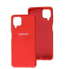 Чохол для Samsung Galaxy A12 (A125) Silicone Full кораловий