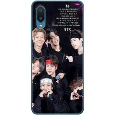 Чохол для Samsung Galaxy A02 (A022) MixCase BTS текст пісні
