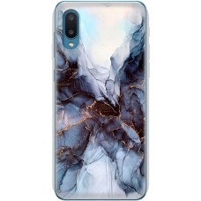 Чохол для Samsung Galaxy A02 (A022) MixCase мармур темно-бірюзовий
