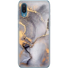Чохол для Samsung Galaxy A02 (A022) MixCase мармур сірий