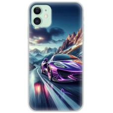 Чохол для iPhone 11 MixCase машини неон в горах