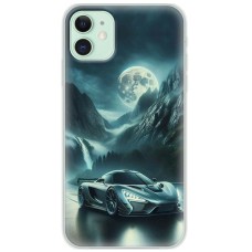 Чохол для iPhone 11 MixCase машини неон місяць