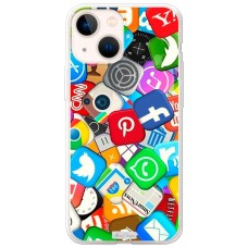 Чохол для iPhone 13 MixCase логотип лого соц.мережі