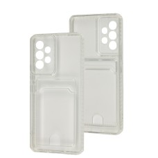 Чохол для Samsung Galaxy A53 (A536) Space Card Pocket прозорий
