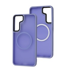 Чохол для Samsung Galaxy S22+ (S906) WAVE Matte Insane MagSafe light purple