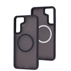 Чохол для Samsung Galaxy S22+ (S906) WAVE Matte Insane MagSafe deep purple