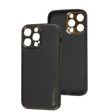 Чохол для iPhone 14 Pro Max Leather Xshield black